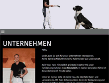 Tablet Screenshot of malerhimmeldirk.de